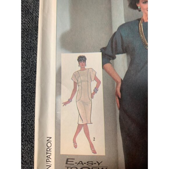 Simplicity Misses Dress Sewing Pattern sz 10 - 14 7746 - uncut - Picture 3 of 10